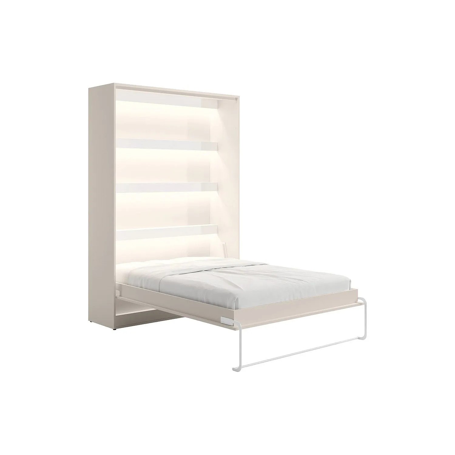 Vente-unique Schrankbett Rapili Beige 179 cm