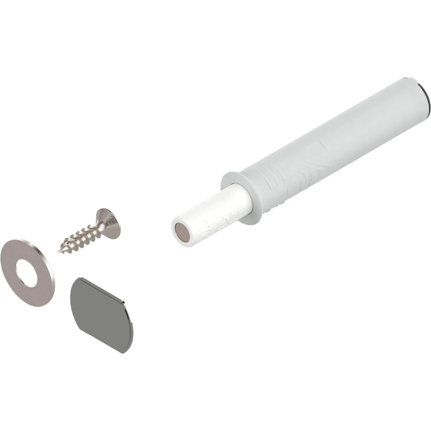 Blum Türöffner Tip On 956.1004 Kurzversion mit Magnet Seidenweiß