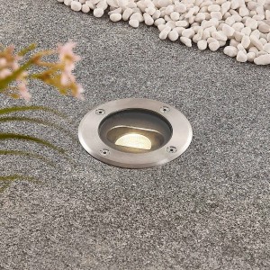 Lucande LED Bodeneinbauleuchte Doris 9969050 Wasserdicht Modern in Alu aus Aluminium 1-flammig