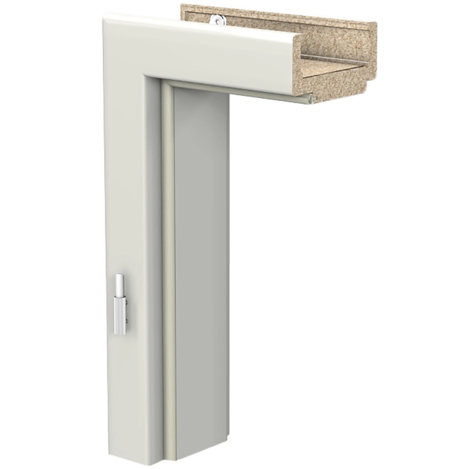 Zarge CPL Arctic Weiß (GL222) 61 cm x 198,5 cm x 8 cm Anschlag L