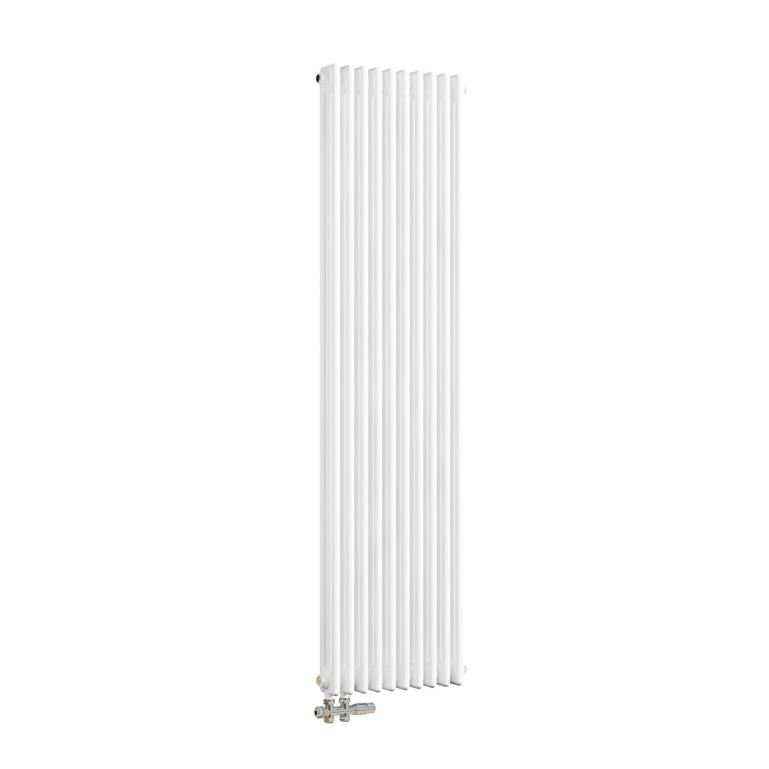 Duschparadies 1800x470mm Traditioneller Heizkörper für Warmwasserbetrieb Weiß 1945W 3Säulen