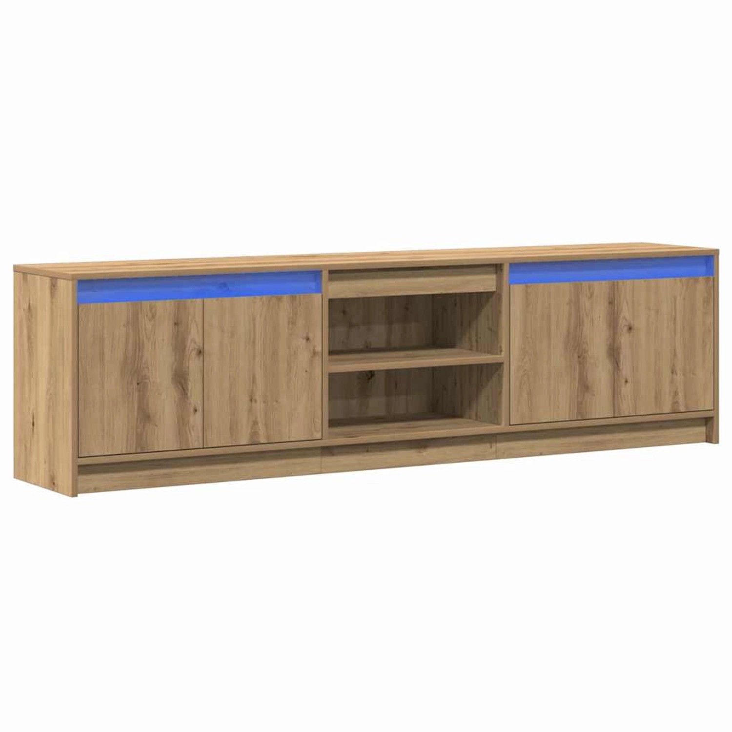 vidaXL TV-Schrank Braun 180 x 34 x 50 cm Holzwerkstoff 3378505 günstig online kaufen