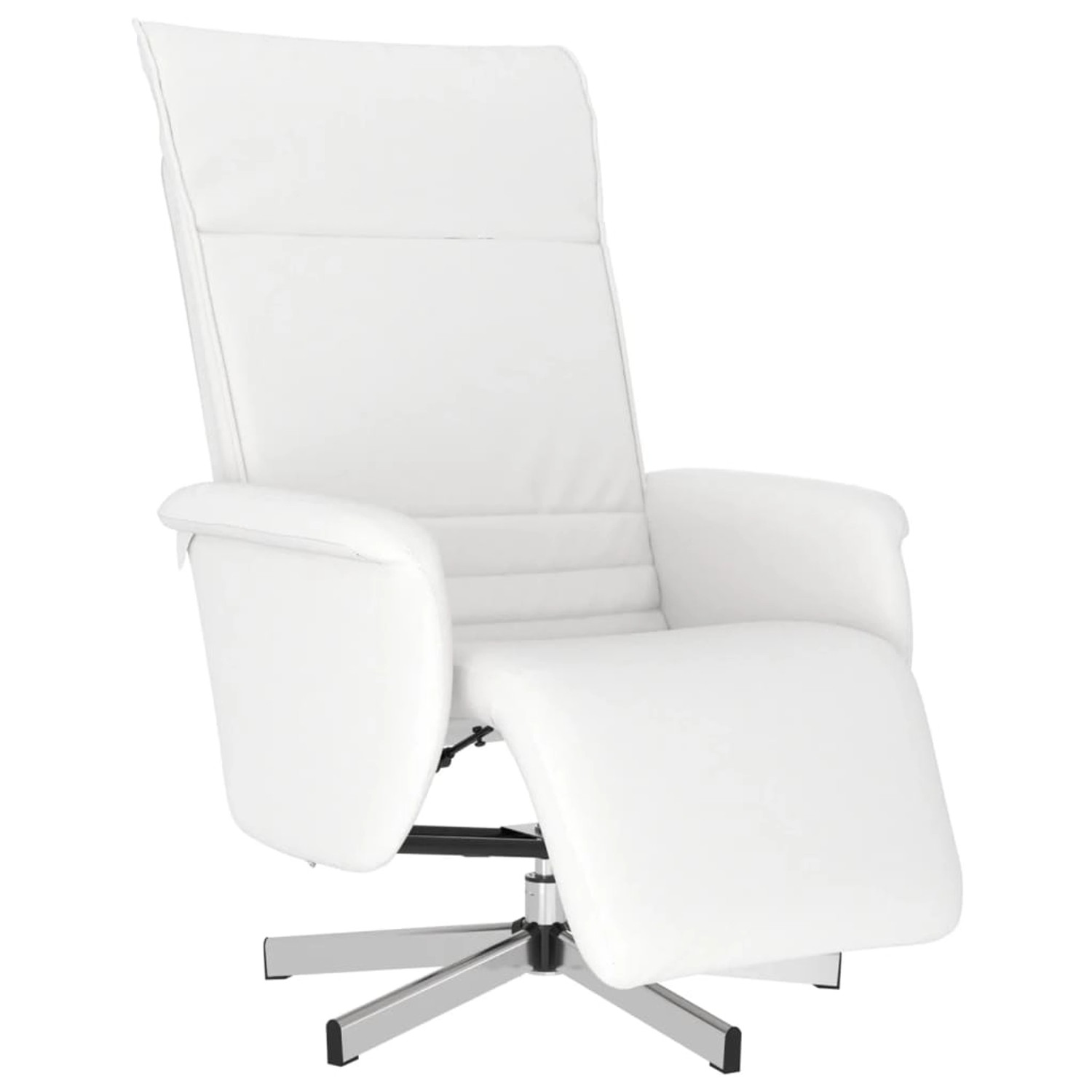 vidaXL Relaxsessel mit Fußteil Weiß Kunstleder 356646 günstig online kaufen