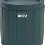 Petrolfarbene baliv Kosmetikdose Dark Wonder aus Polyresin für Badhelfer.