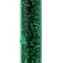 Titanfarbene Wassersprudelsäule, Design-Stehlampe mit LED-Beleuchtung und Deko-Fischen.