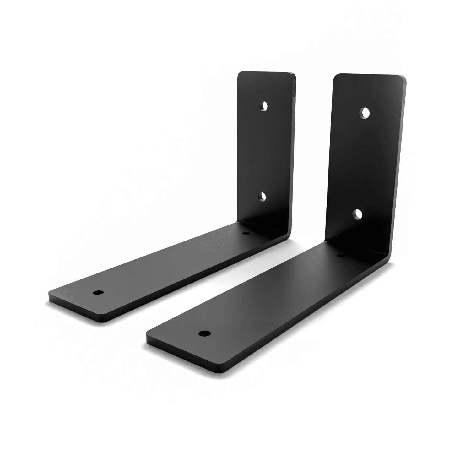 HEVVA Regalwinkel FREIBERG 15 cm Tief 2er Set Schwarz günstig online kaufen