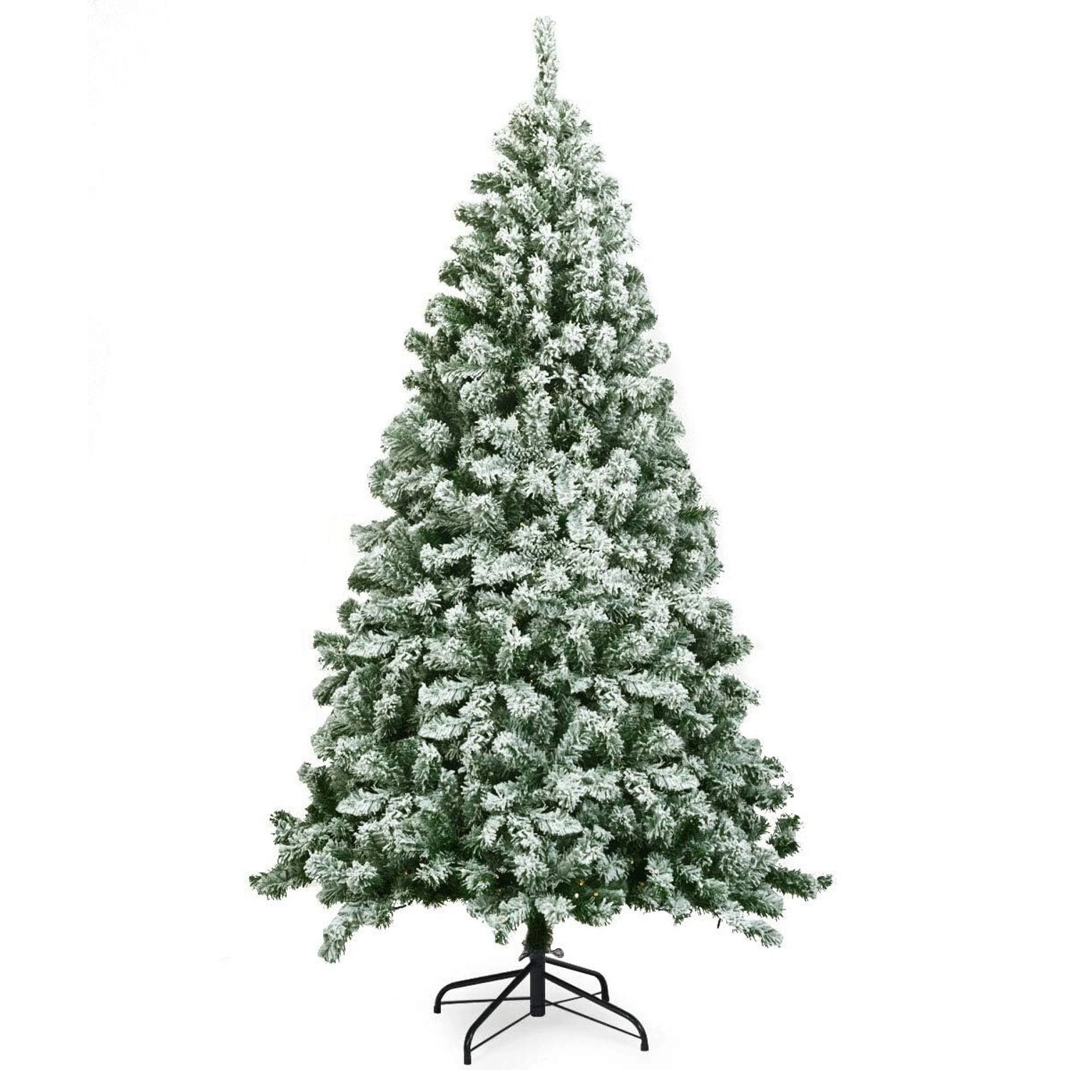 Costway Künstlicher Weihnachtsbaum 928 Spitzen PVC 180cm