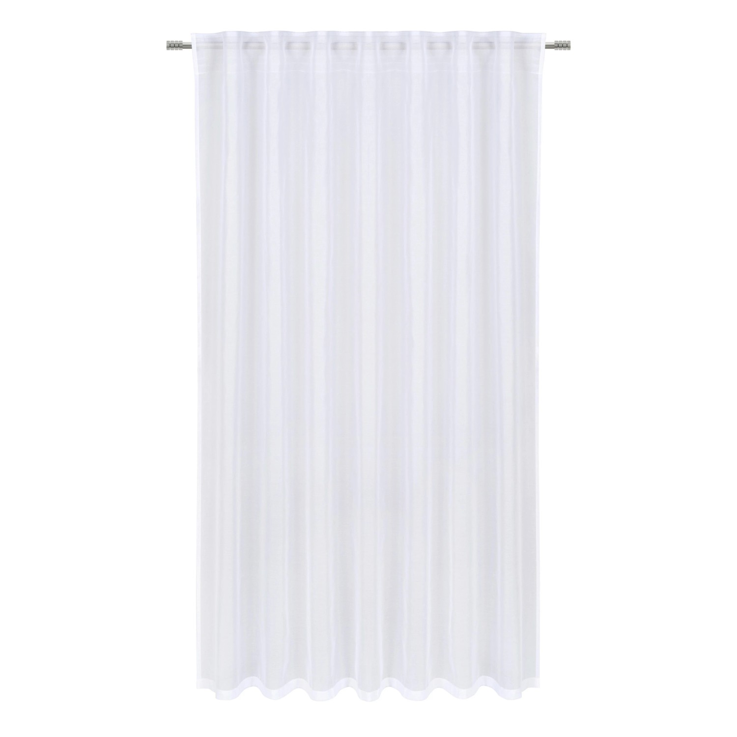 Modern Living Fertigvorhang Leo Transparent in Weiß ca. 140x175cm