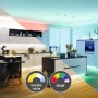 Paulmann MaxLED RGBW Controller in Küche mit farbigen LED-Streifen.