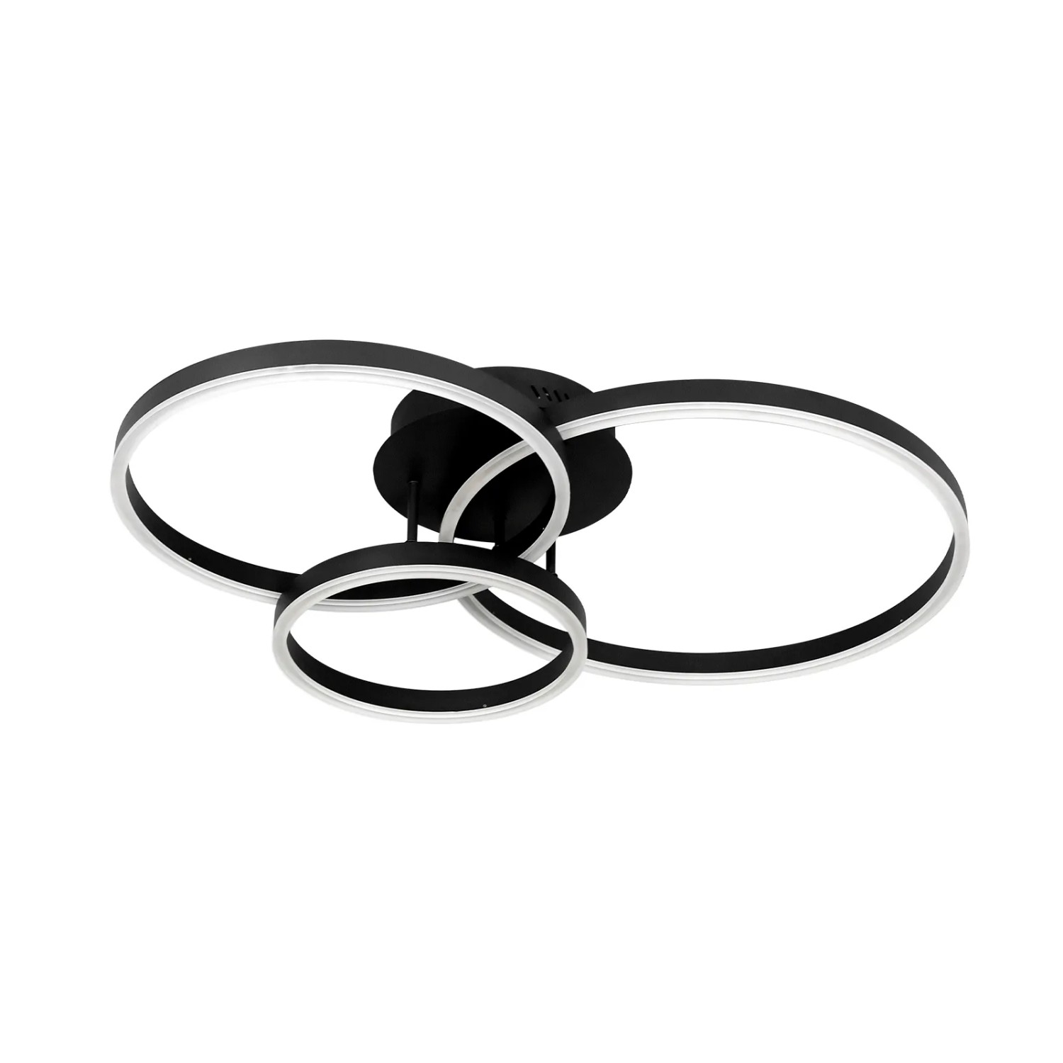 NETTLIFE LED Deckenleuchte aus Metall L82cm Schwarz