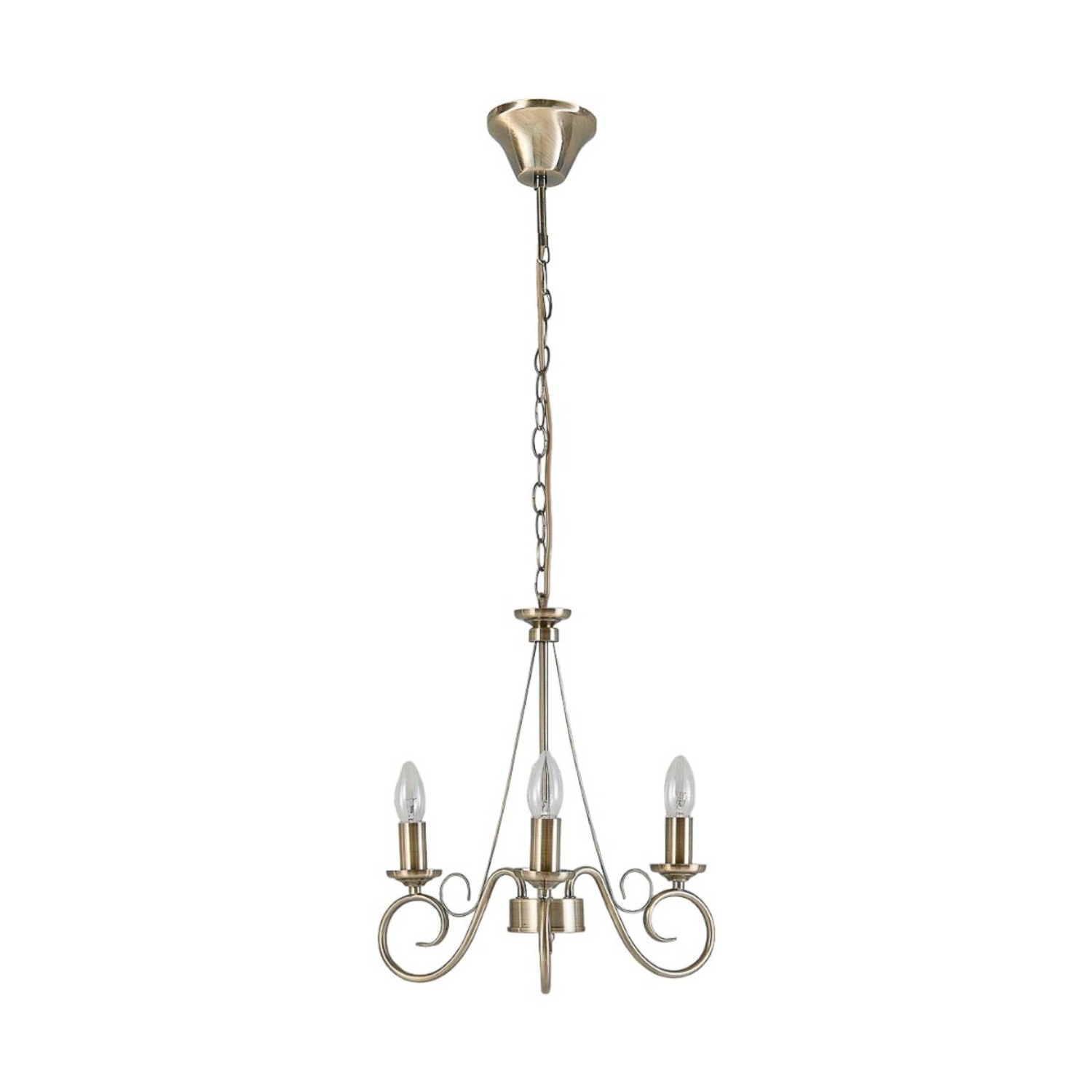 Lindby Kronleuchter Marnia 9621014 Retro Vintage Antik in Bronze aus Metall günstig online kaufen