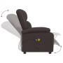 vidaXL Massagesessel Elektrisch Dunkelbraun Stoff 3098363_8
