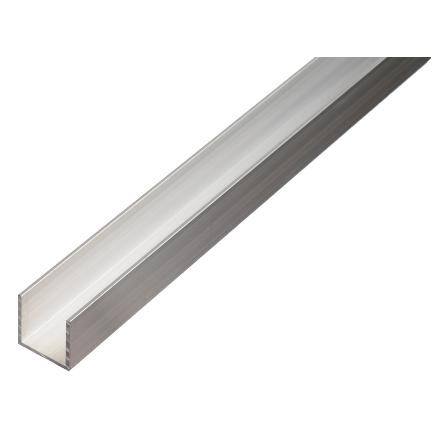 U-Profil Aluminium 8 mm x 10 mm x 1.000 mm
