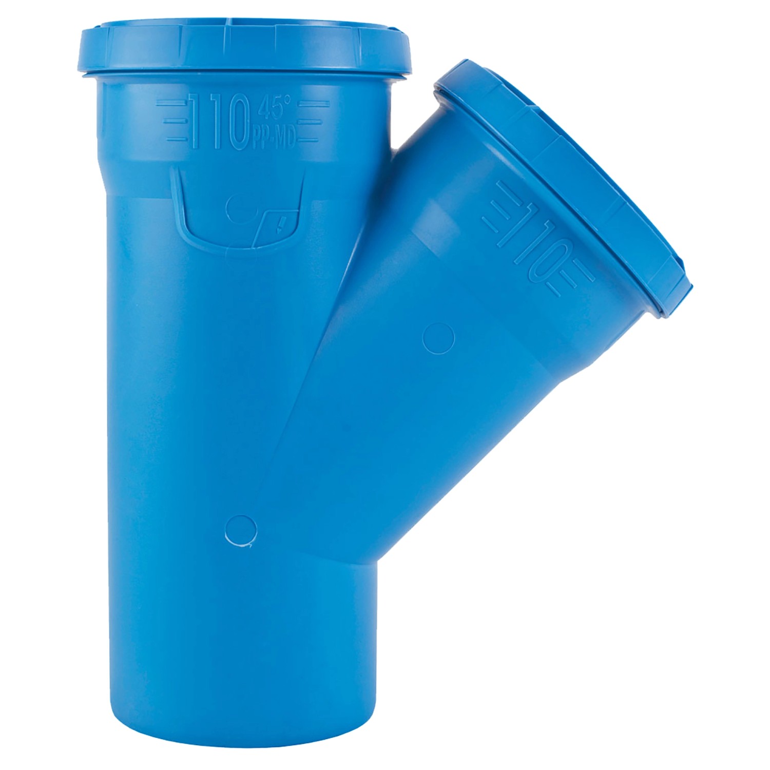 Marley Einfachabzweig dBlue 45° DN 90/50