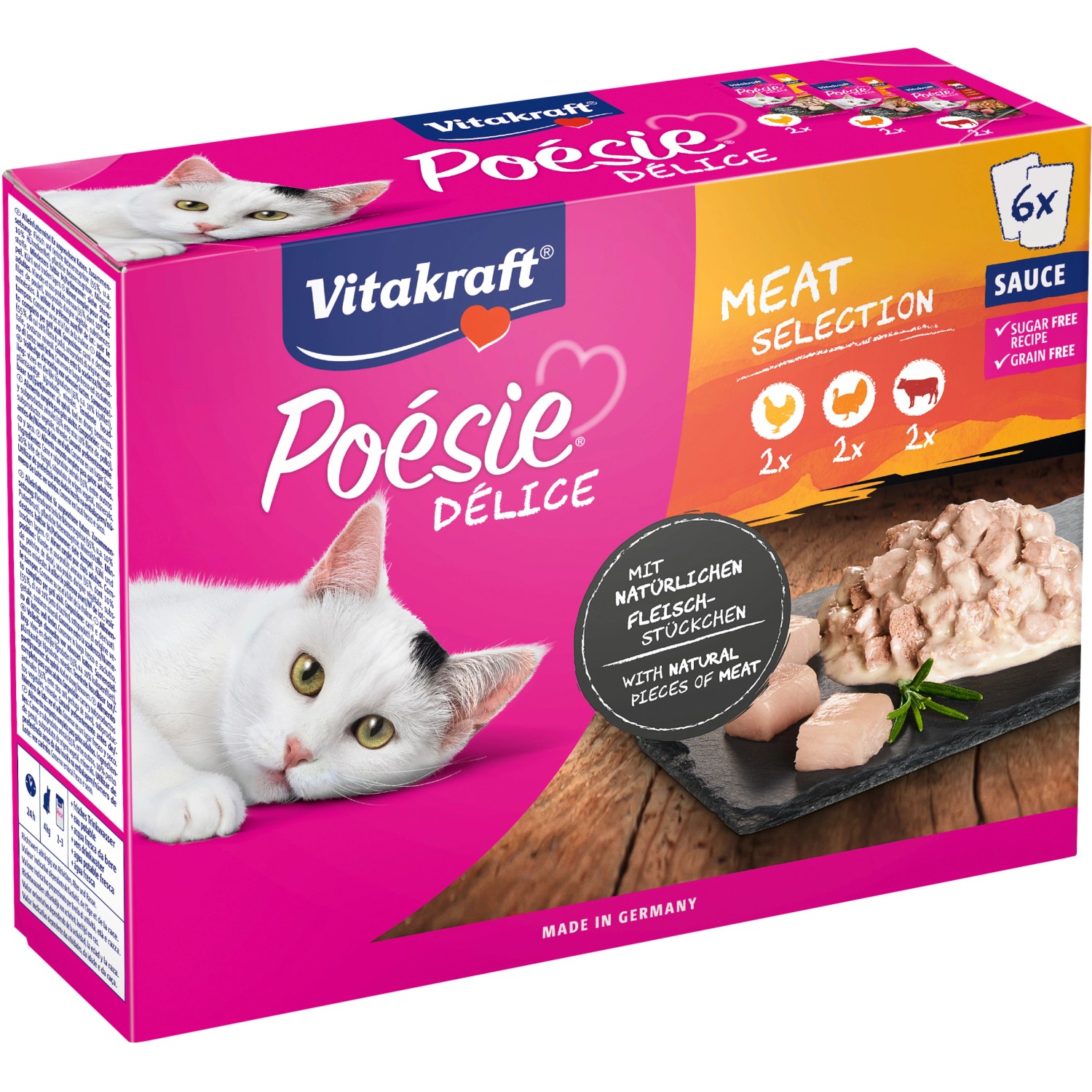 Thumbnail - Vitakraft Poésie® Délice MeatSelection 6 x 85 g