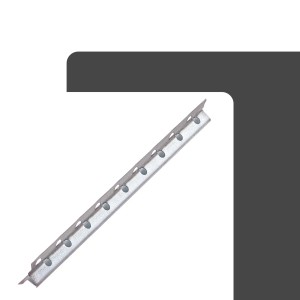 Protektor Schnellputzschiene 1106, 250cm, Stahl, silber, für 6mm Putz