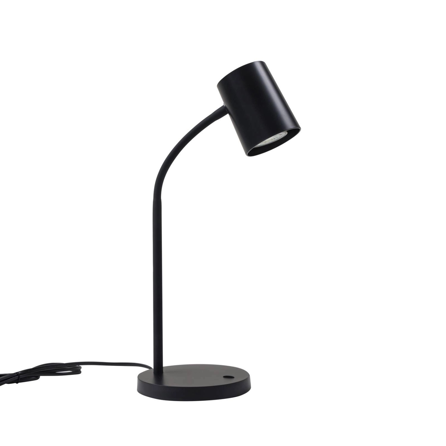 Lindby Tischlampe Radka 10019787 Modern in Schwarz 1-flammig GU10 Arbeitszi günstig online kaufen
