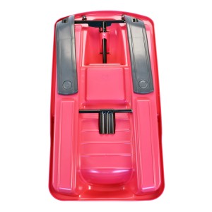 KHW Lenkschlitten Snow Fox Pink aus Kunststoff, Aufsicht