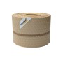 zaunzu Sichtschutz Rattan, beige, 10 Streifen à 2,55m, für Doppelstabmattenzäune.