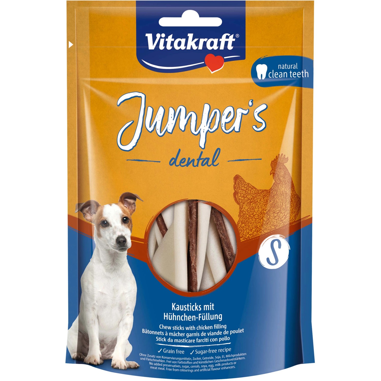 Vitakraft Jumpers dental ChickenTwisted S 150 g