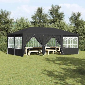 vidaXL Party-Zelt Anthrazit 600 x 400 x 266 cm Polyethylen 42003435