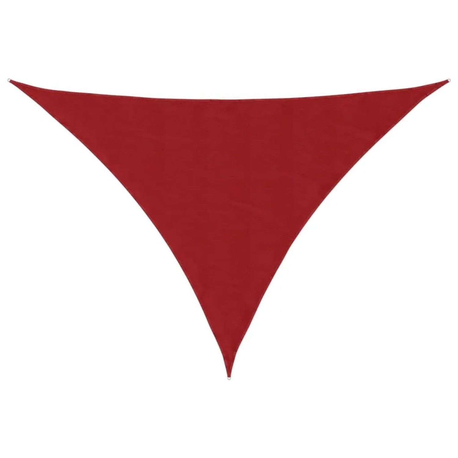 vidaXL Sonnensegel Oxford-Gewebe Dreieckig 3x4x4 m Rot 135669