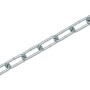 Feuerverzinkte Rundstahlkette, langgliedrig, 5 mm, als Meterware.