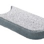 Weiße Mähkante Maxi, wassergestrahlt, 31,5x16x5cm, für Rasenkanten und Beetbegrenzungen.