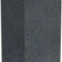 Scheurich C-Cube Pflanzsäule, 38x38 cm, Stony Black, frostsicher und UV-beständig.