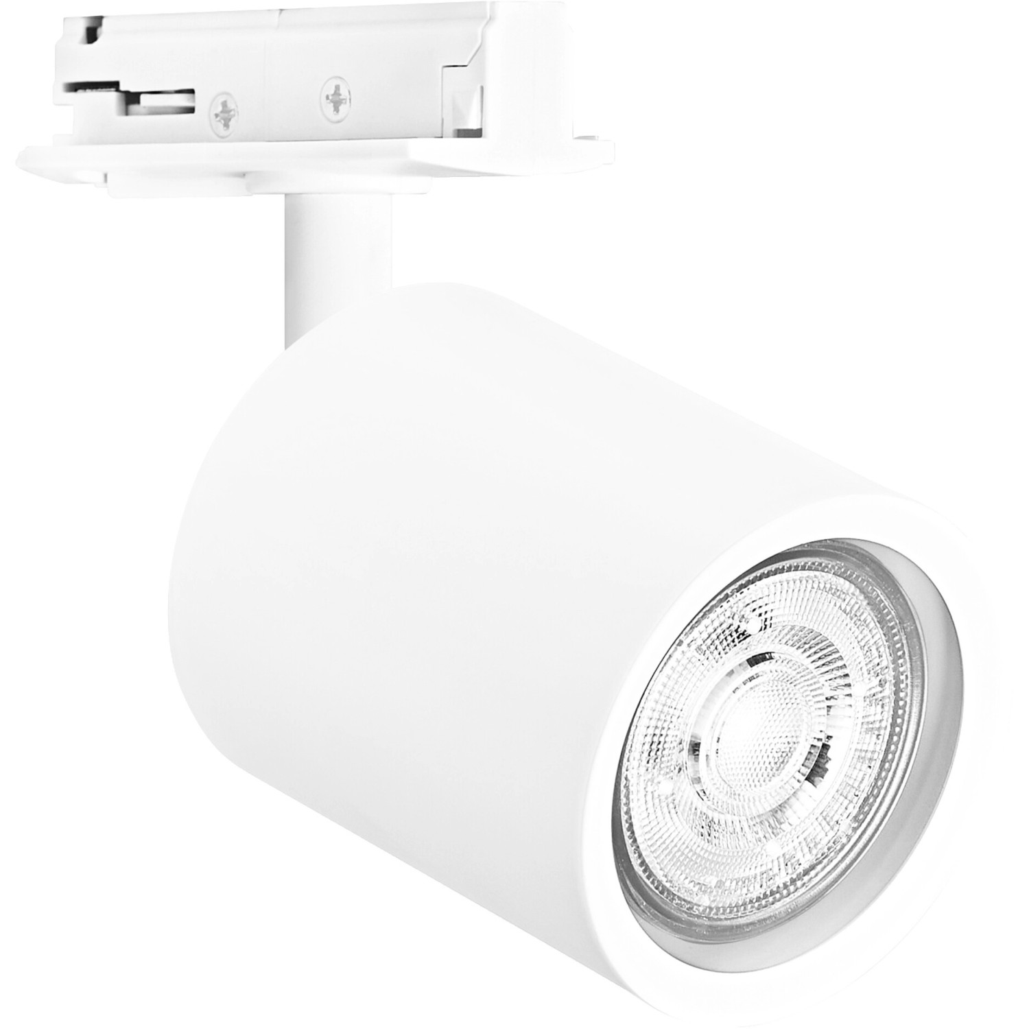 Weißer Ledvance Schienensystem Spot Stelle Mini Cylinder, 13,5 cm, für GU10 Leuchtmittel.