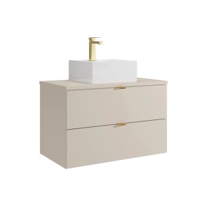 Vente-unique Einzelwaschtisch Lavena Beige 80 cm