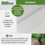 Geriffelte Aluminium-Lauffläche der TRUTZHOLM Auffahrrampe für sicheren, rutschfesten Halt von Motorrädern und Quads.