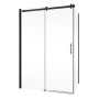 Schulte Schiebetür Alexa Style 2.0 mit Seitenwand, 200x80 cm, mattschwarz. Duschwand mit Schiebetür.