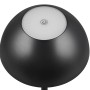 Schwarze, runde Reality LED-Tischleuchte Ricardo mit Touch-Funktion.