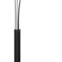Moderne LED-Stehlampe Bizzy in Schwarz matt, dimmbar und per App steuerbar.