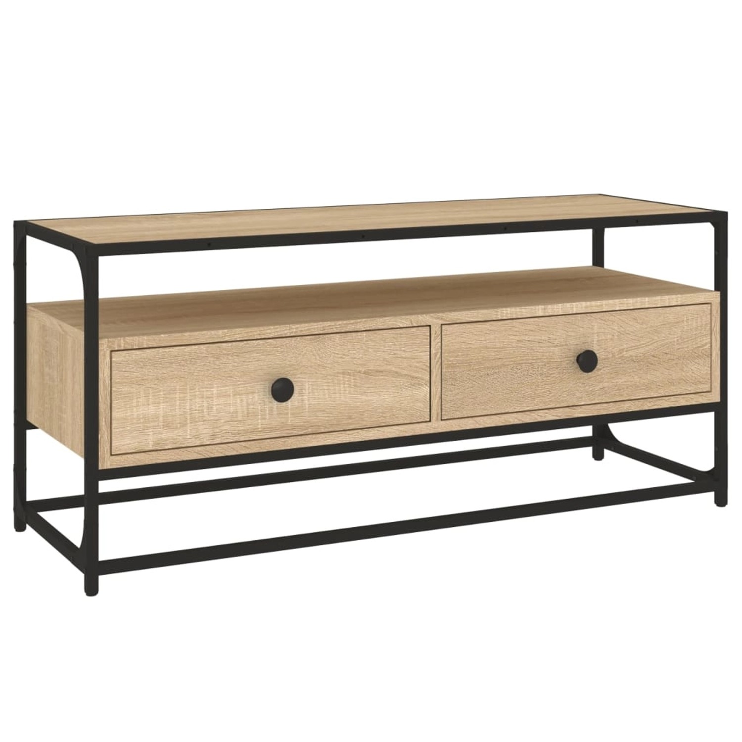 VidaXL TV-Schrank Sonoma-Eiche 100x35x45 cm Holzwerkstoff  Modell 1 günstig online kaufen