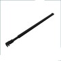 Schwarze, ausziehbare Stabilisierungsstange aus Edelstahl für Dusch-Glaswände, 73-120cm. Duschzubehör.