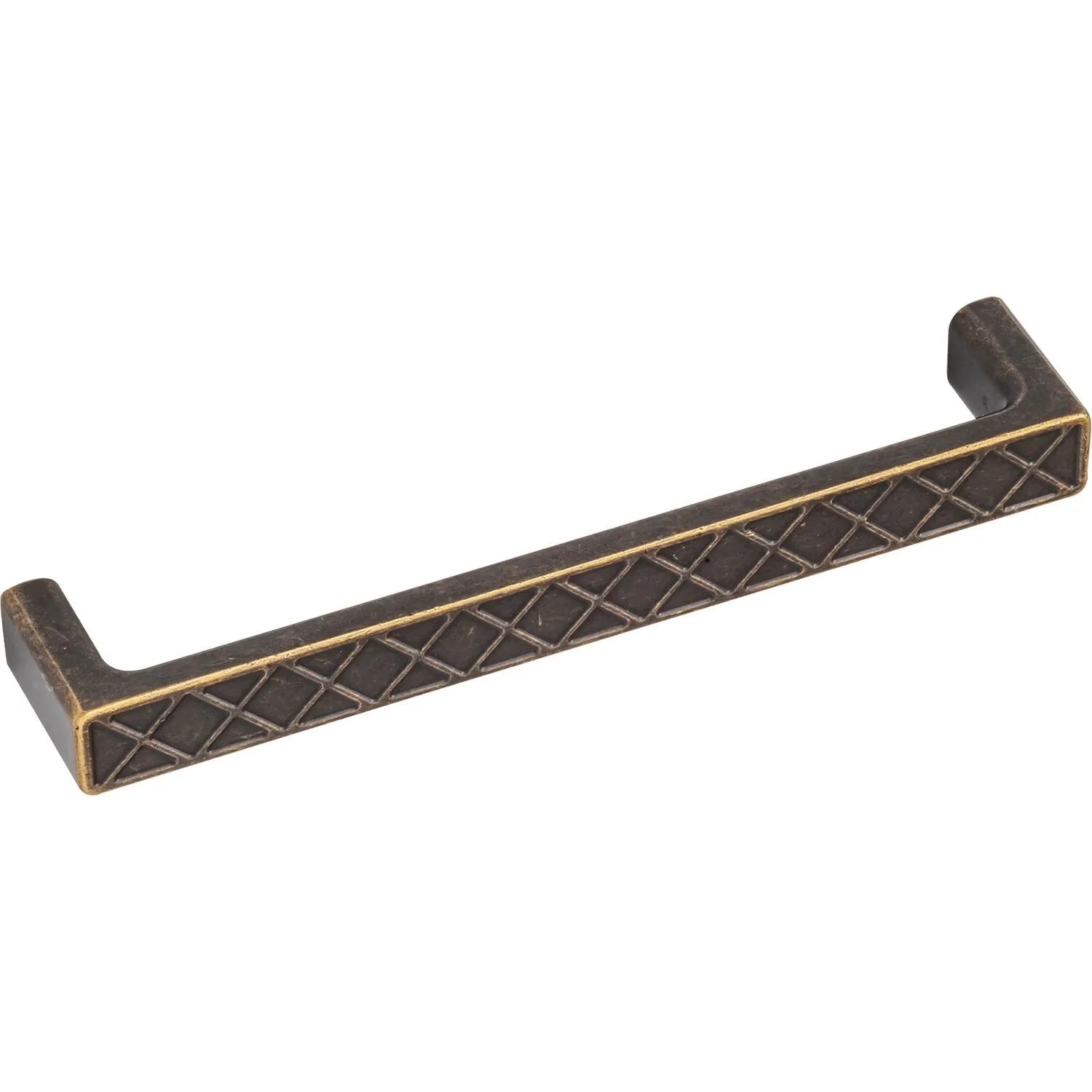 Furnipart Möbelgriff Wafer La 160 mm Zinkdruckguss Braun Antik