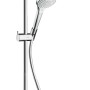 Hansgrohe Duschsystem Croma Select S 280 mm Chrom mit Kopf- und Handbrause.