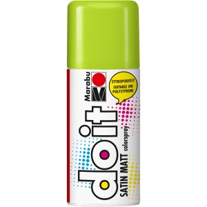 Marabu Colorspray Do It Satin Matt 150ml Limette, Sprühfarbe für Bastel- und Heimwerkprojekte.