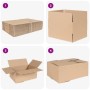 vidaXL Faltbox mit Speicher 50 Stk Natur 35 x 24 x 15 cm Karton 4106569_6