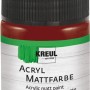 Kreul Acrylfarbe Matt Maron, 50 ml, für Bastelarbeiten und DIY-Projekte.