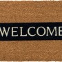 Fußmatte Coco Design Welcome, 40x60 cm, aus der ASTRA-Kollektion. Naturfaser mit "Welcome" Schriftzug.