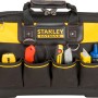 Gefüllte Stanley FatMax Werkzeugtasche 1-93-950 aus robustem Nylon, gelb-schwarz.