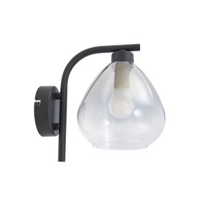 Lindby Wandleuchte Wandlampe Innen Pendura 10031155 Modern in Alu aus Glas 1-flammig E14 Wohnzimmerleuchte