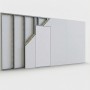 Tür-Komplettset SecretLine, wandbündig, 76x201 cm, weiß, mit Zarge und Montageanleitung.