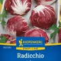 Kiepenkerl Radicchio Indigo Profi-Line F1-Hybrid Samensorte mit dunkelroten Köpfen.