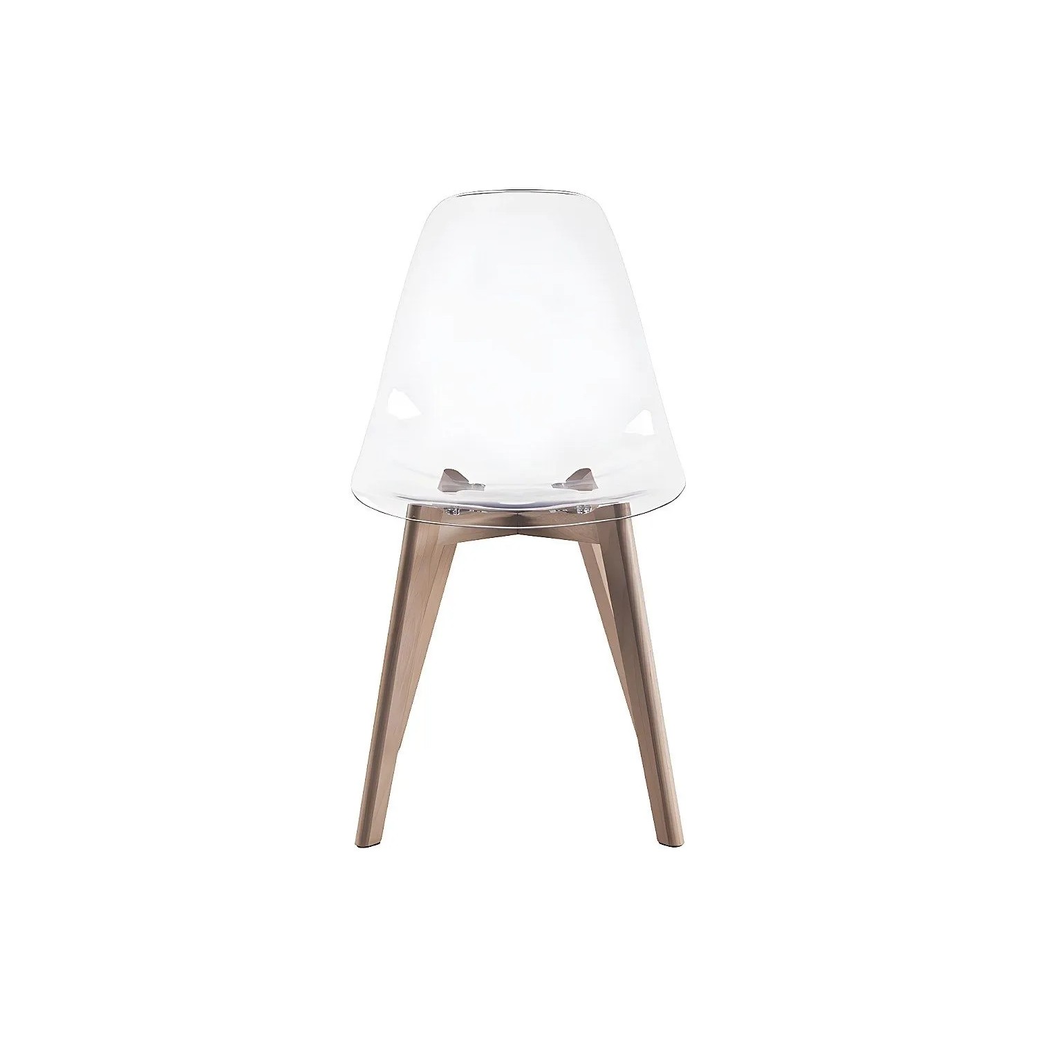 Vente-unique Stuhl Audra Transparent 47 cm
