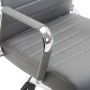 DELUKE Bürostuhl Ergonomisch SONOD Schreibtischstuhl Mit Rollen Höhenverstellbarer Drehstuhl Computerstuhl 135 Kg Grau_5