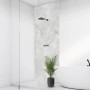 Walllux Duschrückwand Beton Hell Alu-Verbund 3 mm 150 x 255 cm_2